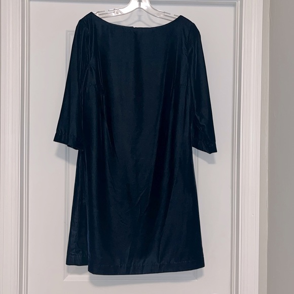 Banana Republic Navy Blue Velvet Dress - Picture 2 of 5
